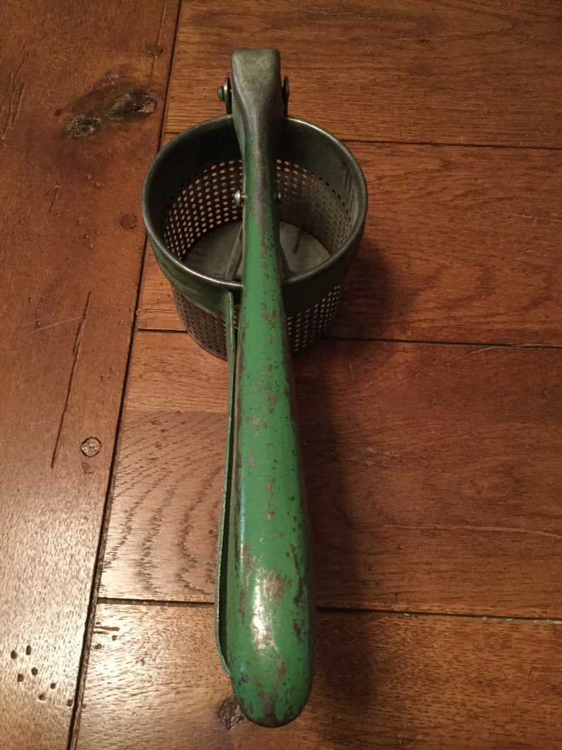 Vintage Green Potato Ricer