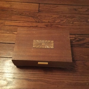 Embellished Wooden Jewelry Box