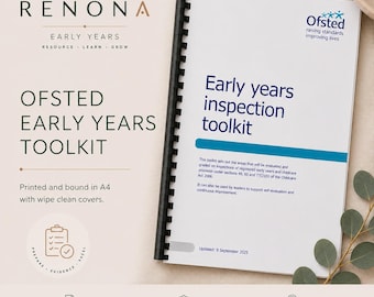 Ofsted Early Years Inspection Toolkit Updated !st September 2026 - Etsy UK