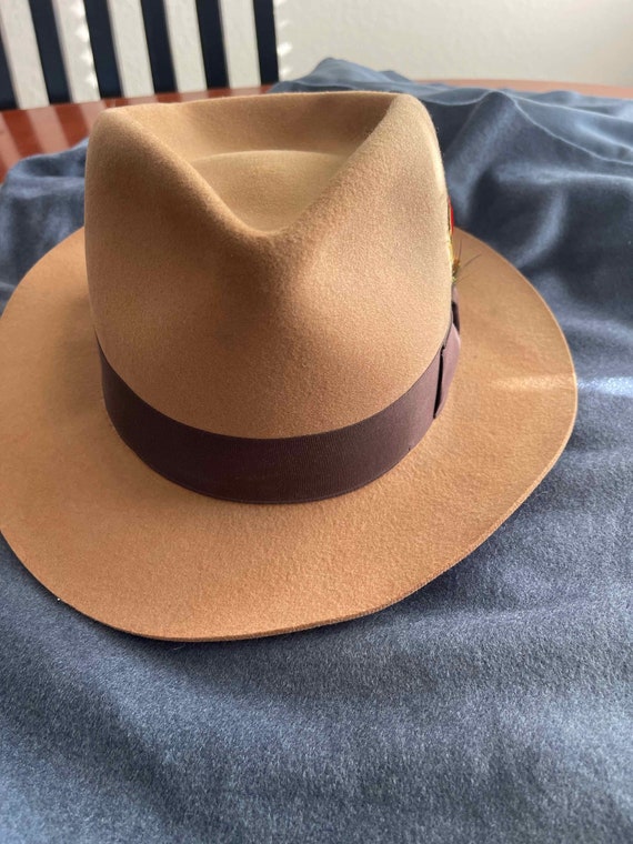 Vintage Wool Fedora Hat, Vintage Hat, 1950s-60s Ha