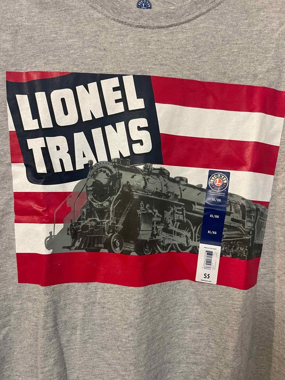 NEW Lionel Trains Adult T-Shirt XL  Grey - image 5