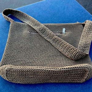 The Sak Tan Crochet Knit Mini Sling Shoulder Handbag Purse Womens One Size Etsy India