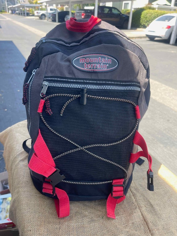 Mountain Terrain Backpack Organizer Pocket Padded 