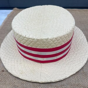 Vintage Skimmer Hat - Etsy