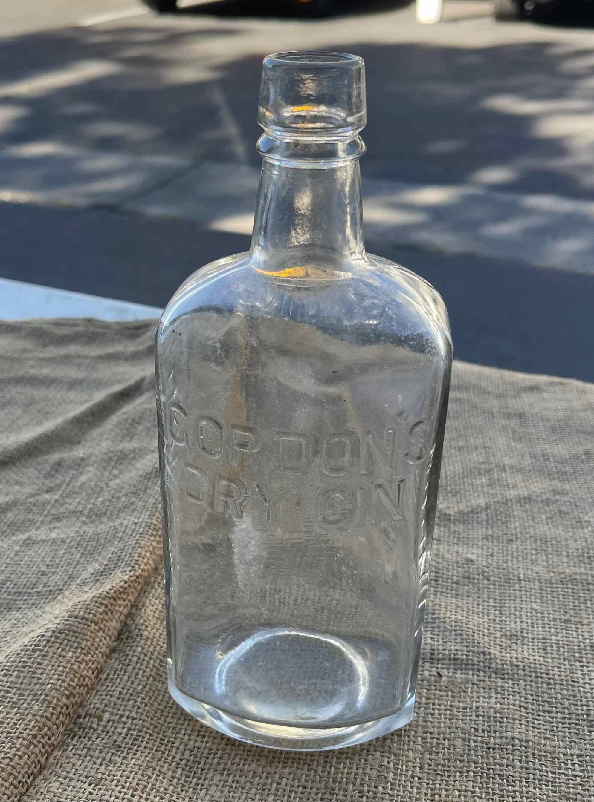 Vintage Gordon's Dry Gin Bottle - Etsy