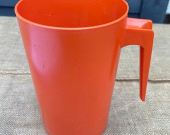 ゼネラルプラスチックス デカ ビンテージ ピッチャー 鮮やかなオレンジ 70年代