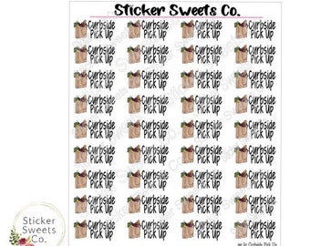 Curbside Pick Up Planner Stickers