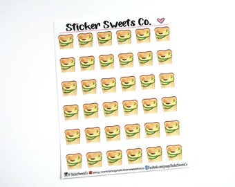 Avocado Toast Planner Stickers