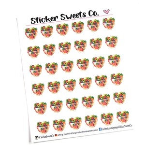 Fruit Salad Planner Stickers image 1