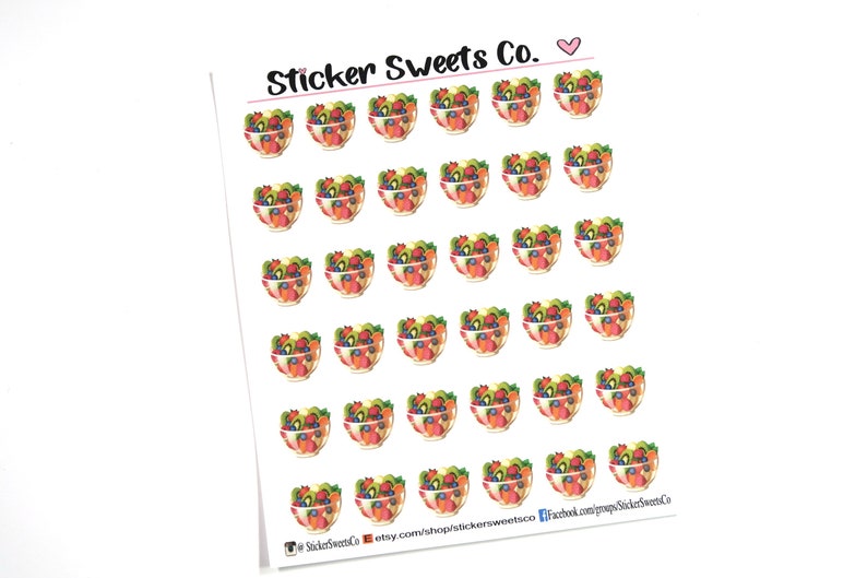 Fruit Salad Planner Stickers image 1