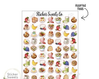 Food Stickers Sampler Planner Stickers