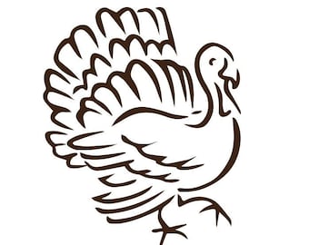 Turkije overzicht SVG voor Cricut of andere snijmachine, SVG Thanksgiving vakantie SVG, Turkije Svg, schrokken schrokken Svg
