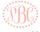 Fancy Monogram SVG cut file for Cricut or other cutting machine, Monogram SVG, Fancy Letters SVG, Monogram Frame Svg