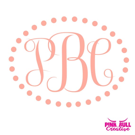 Download Fancy Monogram Svg Cut File For Cricut Or Other Cutting Etsy