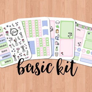Just Breathe BASIC Planner Kit (4 páginas)