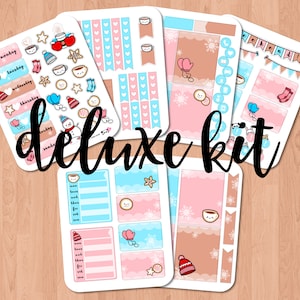 Cold Days, Warm Hearts &quot;DELUXE&quot; Kit planificador de 6 páginas