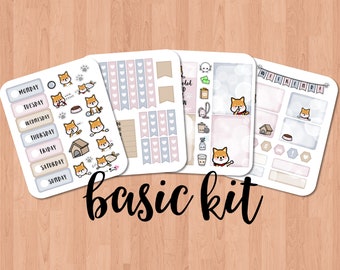 Your Paw (Shiba) BASIC Planner Kit (4 pages)