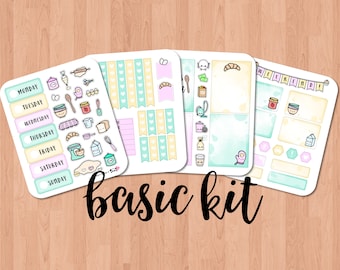 Life is What You Bake it - BASIC Planner Kit (4 pages)