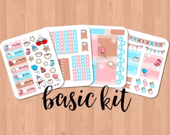 Cold Days, Warm Hearts "BASIC" 4-Page Planner Kit