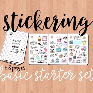 STICKWITHMESHOP stickeRING set de démarrage de base (8 mini feuilles)