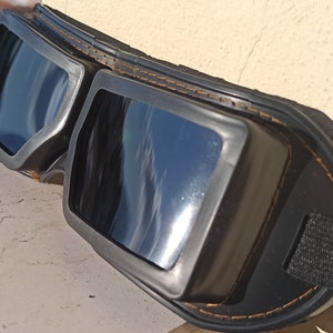 Alte Brille Brille Vintage Steampunk Brille Pilot Vintage Brillen Luftschiffbrille Sicherheit Motorradbrille Punk