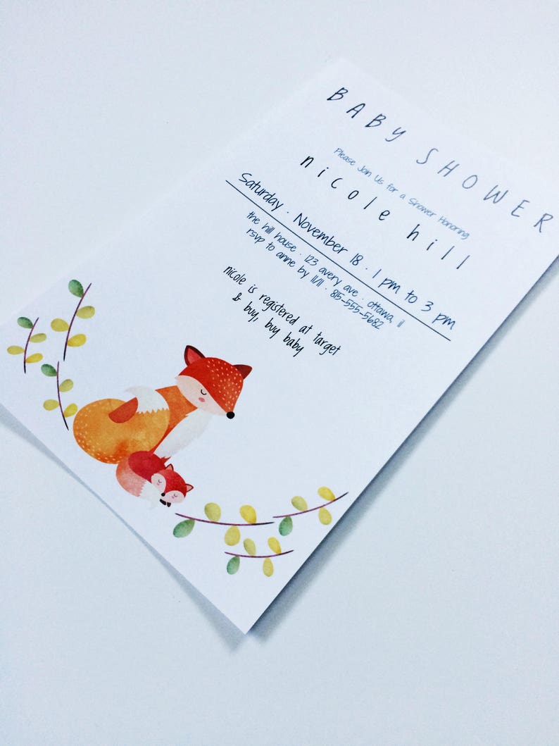 baby celebration invitation