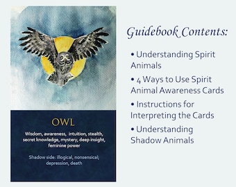 Spirit Animal Awareness Oracle Card Deck - Etsy Spirit Animal Awareness Oracle Card Deck - Etsy