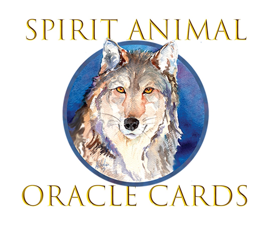 Spirit Animal Awareness Oracle Card Deck Etsy