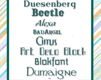 Pretty Font Series 149 - Instant download