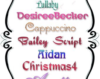 Pretty Font Series 135 - Instant download
