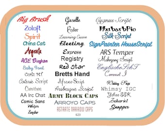 Font Series 623 - Instant download