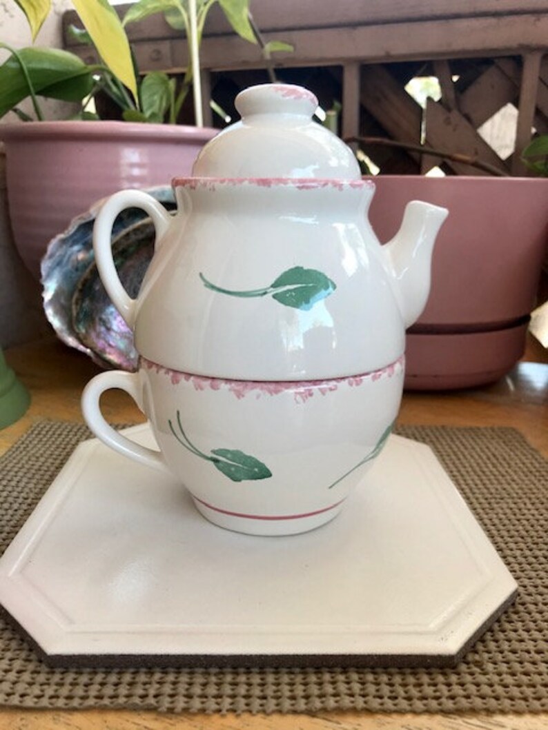 Made in Italy for Nordstrom Vintage Teapot Handpainted Etsy