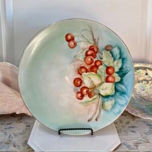 Holiday China Collectors Plate 10&quot; - Cherries Germany