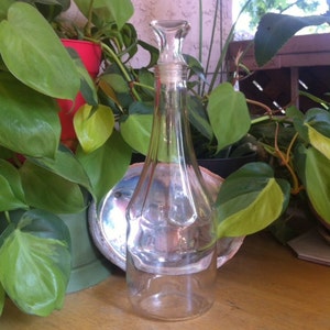Thatcher Glass Co Decanter - Clear w/ Stopper 1949