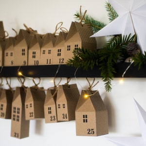 Advent Calendar Christmas Village House Kit, DIY Make Your Own image 5