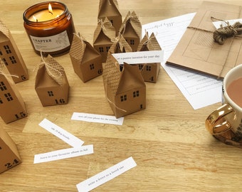 Printable Mindful Hygge Activities for DIY Advent Calendar