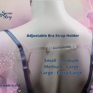 1 pc. ( Medium-Large ) &quot;MySecureStrap&quot; - ADJUSTABLE Bra Strap Holder * PATENTED *