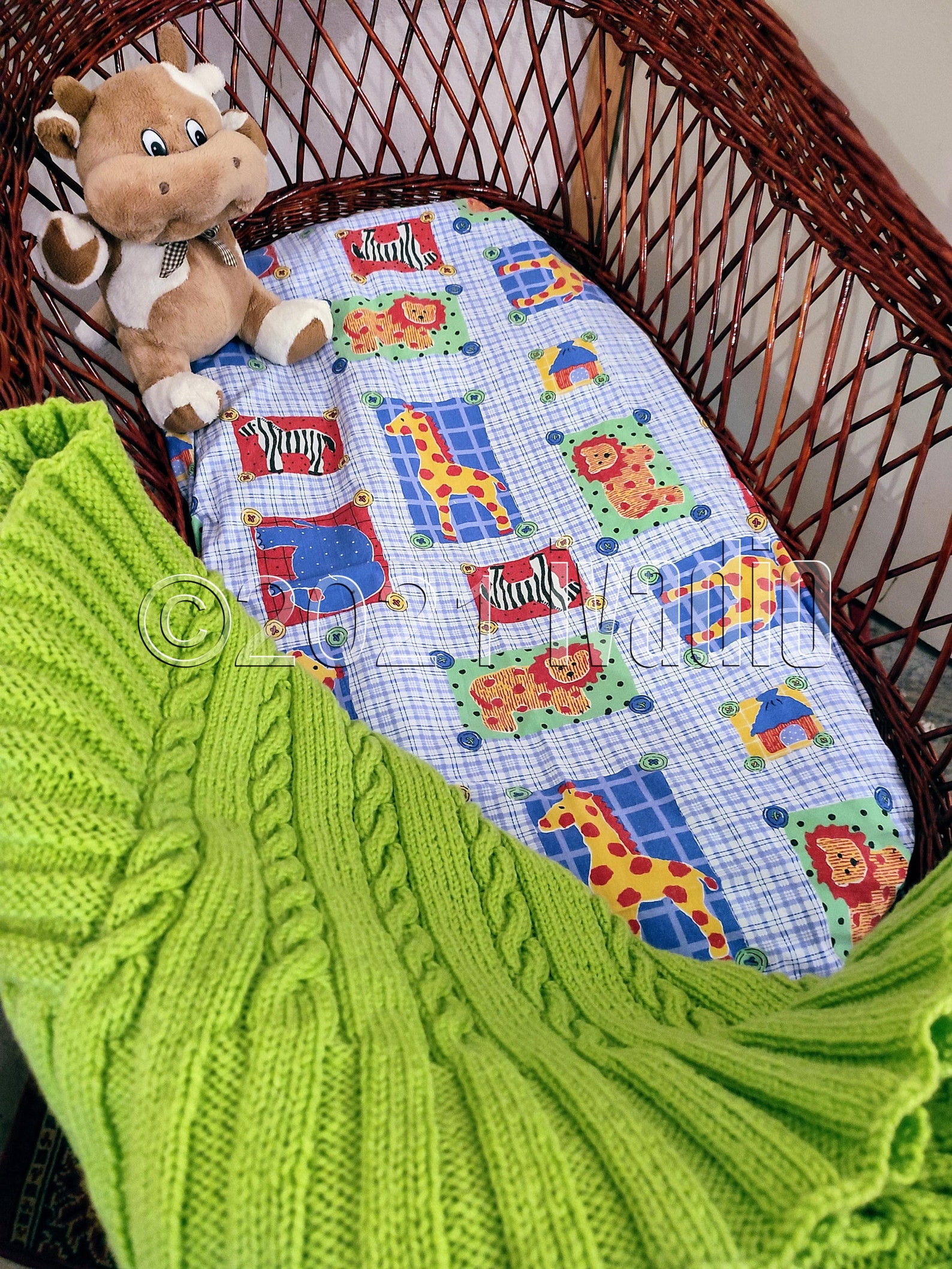 Soft Baby Blanket, Cute Baby Blanket, Lime Baby Blanket, Green Baby