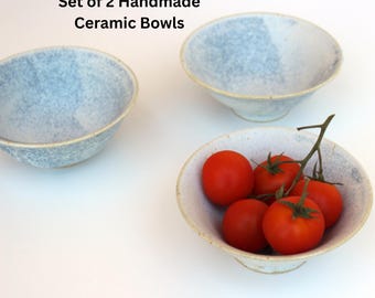 Ceramic Personal Small Salad Dish size 3, Serving Pottery Bowl, Ice Cream and Desert Bowl, READY TO SHIP