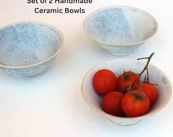 Handmade Rustic Stoneware Bowl,Size 3, Small Ceramic Desert Serving Tableware,READY TO SHIP