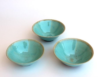 Handmade Rustic Stoneware Bowl,Size 3, Small Ceramic Desert Serving Tableware,READY TO SHIP