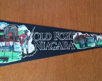 Old Fort Niagara Banner - Vintage