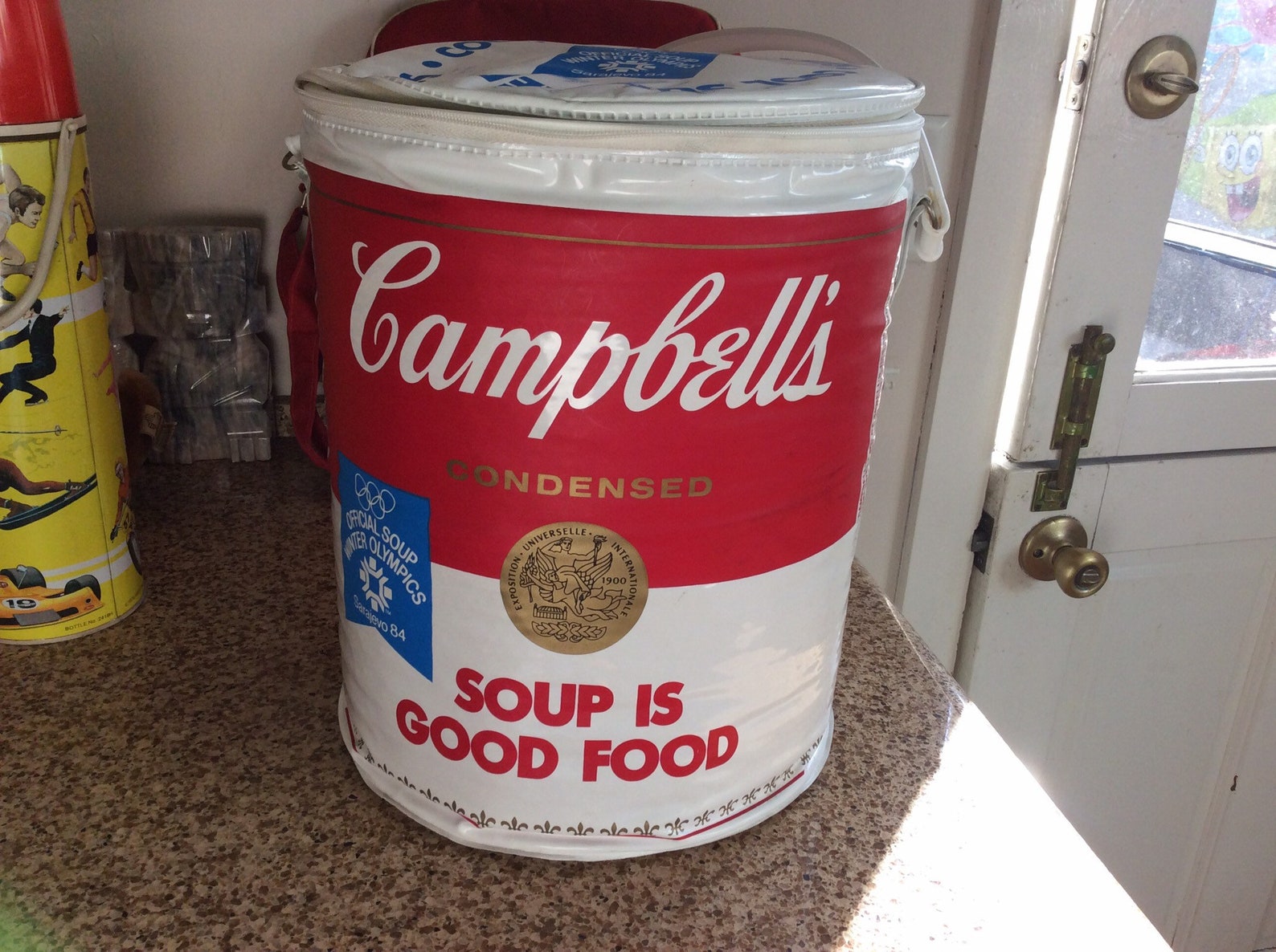 Campbell's Soup Cooler 1984 Winter Olympics Sarajevo. Official Soup. Etsy