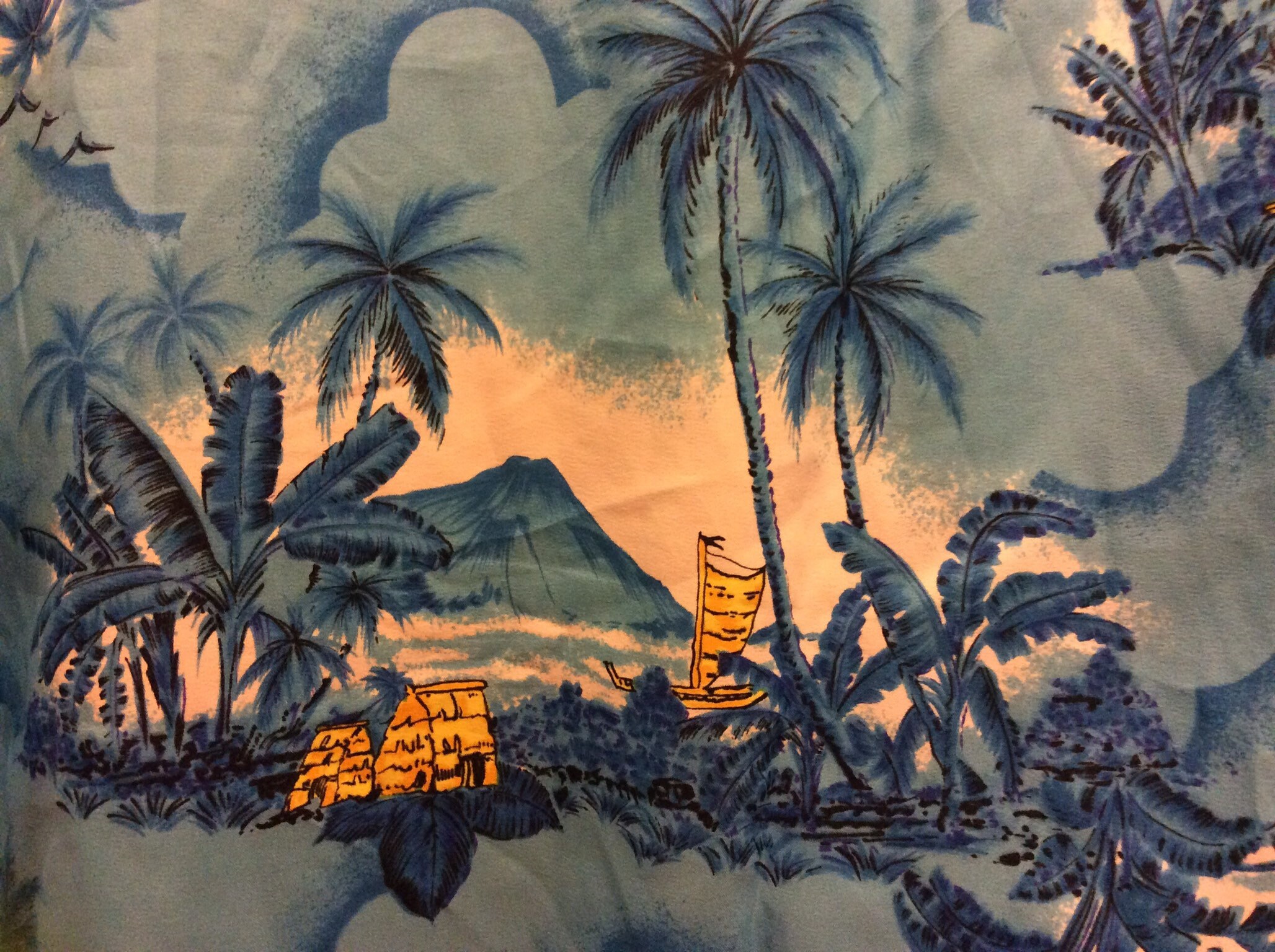 Society6 ケース Palm Tree and Blue Sky Aloha Palm Tree Canvas, Multiple Sizes, Blue Sky II, Palm Tree Art