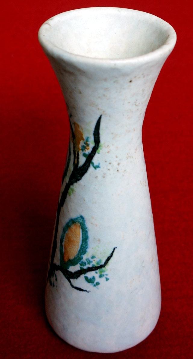 ヴィンテージ 1960 年代の手描きの花瓶、Jasba Germany 602 - 19 ヴィンテージ 1960 年代の手描きの花瓶、Jasba Germany 602 - 19