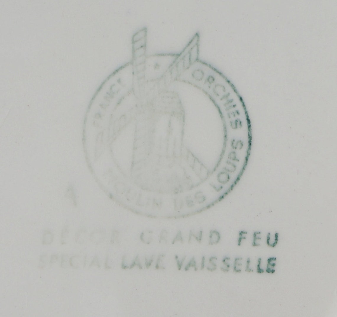 Vintage-Set Teller. Moulins des Loups Orchies Frankreich. | Etsy