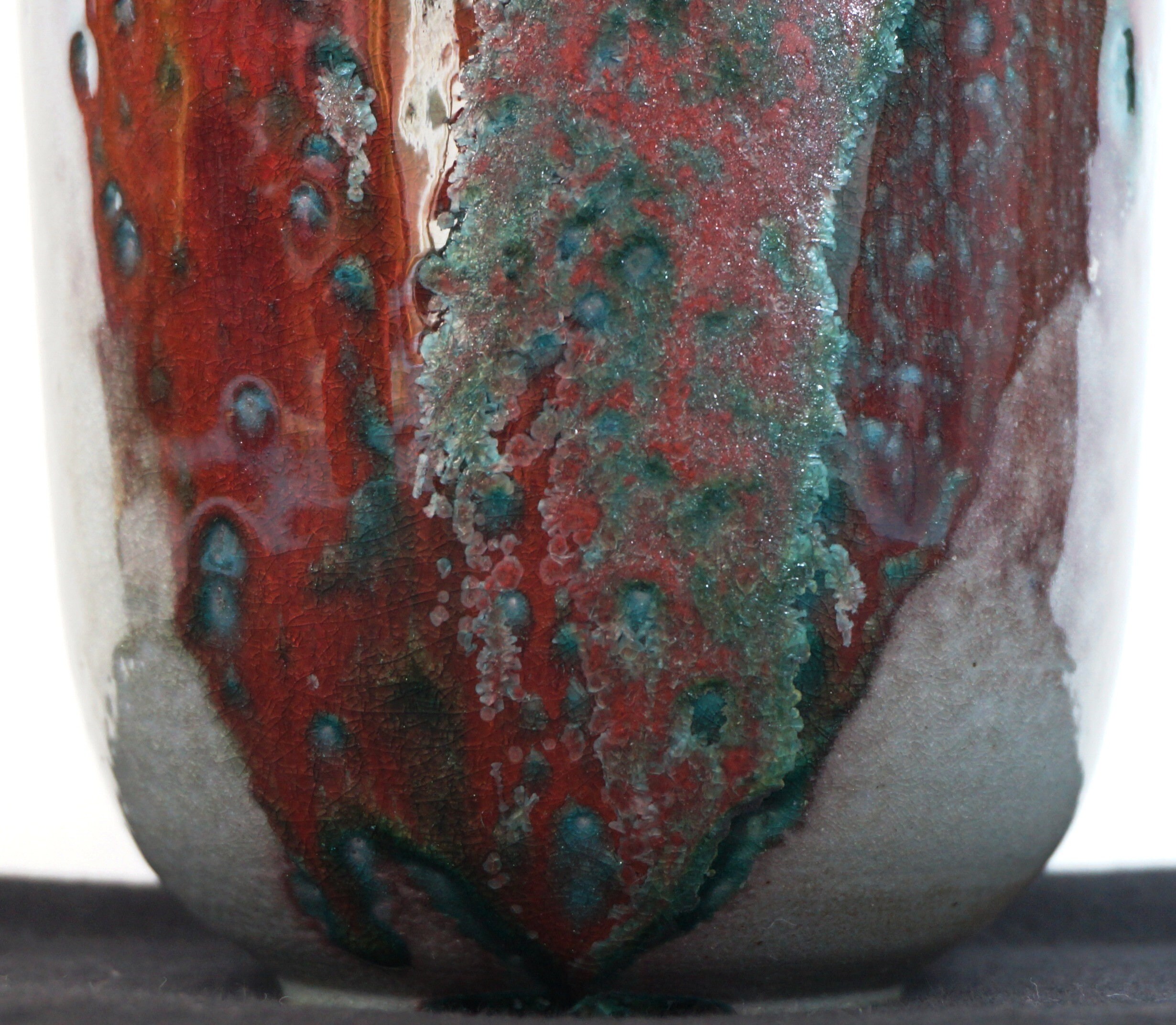 Beautiful Large Art Pottery Vase by Artist Andreas Becher Beautiful Large Art Pottery Vase by Artist Andreas Becher