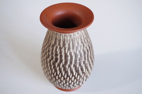 ドイツヴィンテージ VASE IN HANDARBEIT