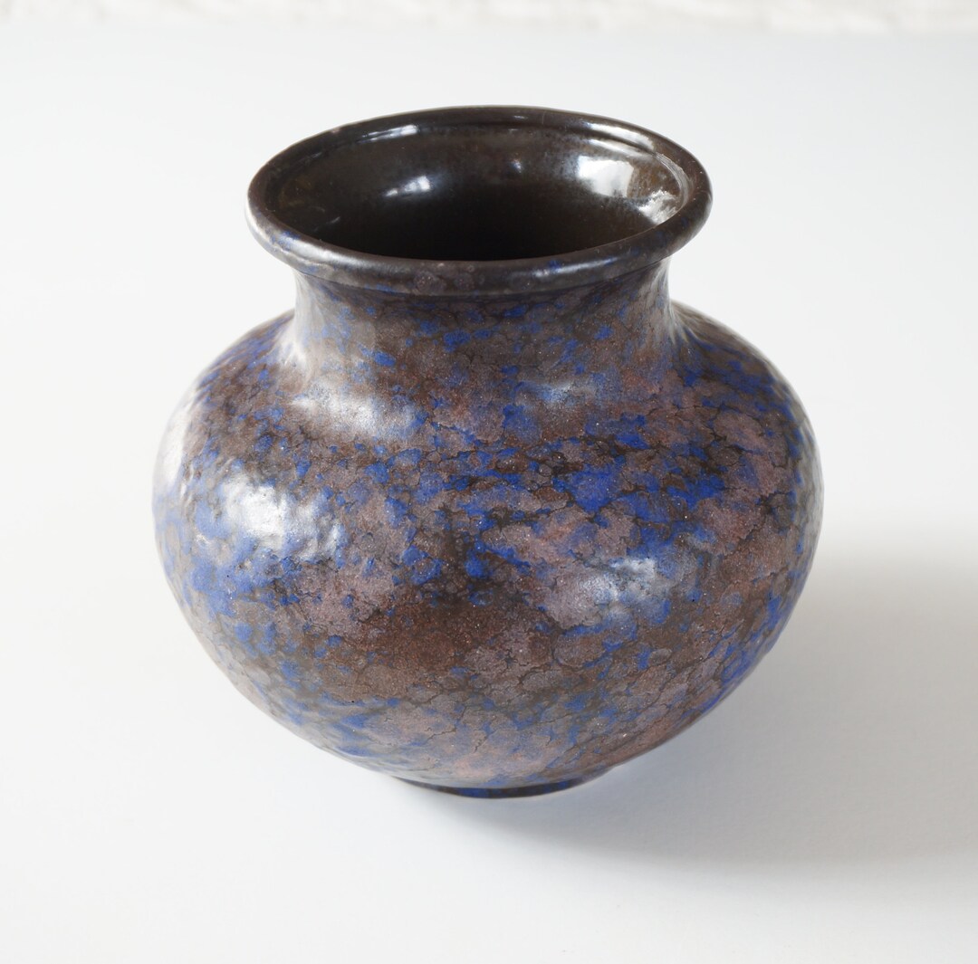 ドイツ ルシャ Ruscha 陶器 花瓶 ヴィンテージ 約51x30 美しい釉薬 ドイツ ルシャ Ruscha 陶器 花瓶 ヴィンテージ 約51x30 美しい