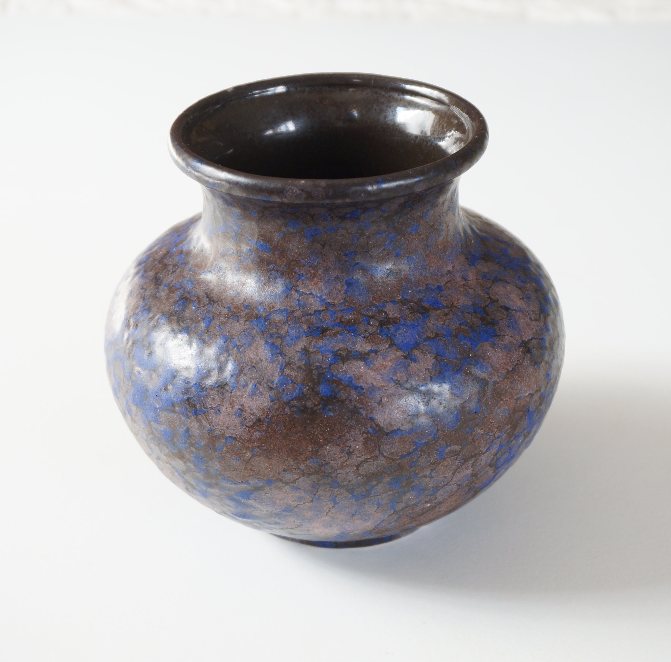ドイツ ルシャ Ruscha 陶器 花瓶 ヴィンテージ 約51x30 美しい釉薬 ドイツ ルシャ Ruscha 陶器 花瓶 ヴィンテージ 約51x30 美しい